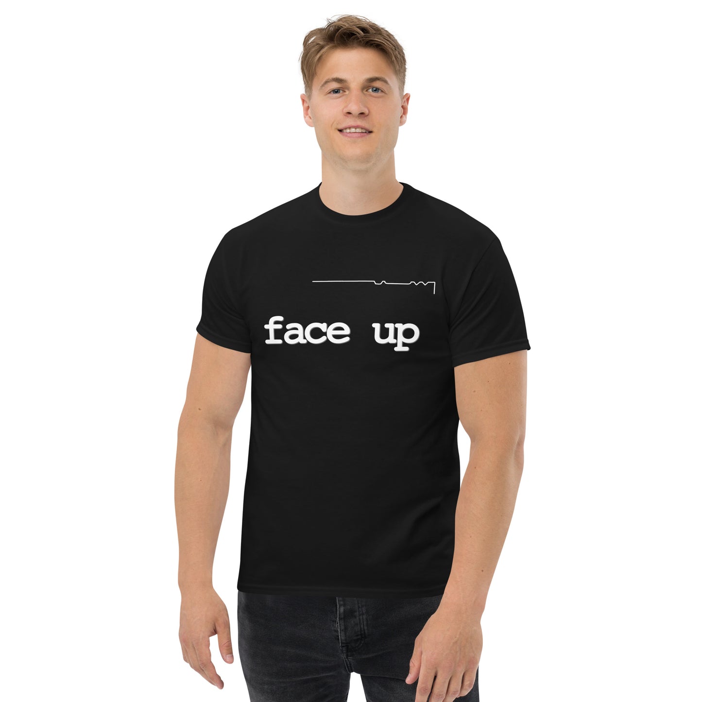 Large Format FaceUp FaceDown - classic tee