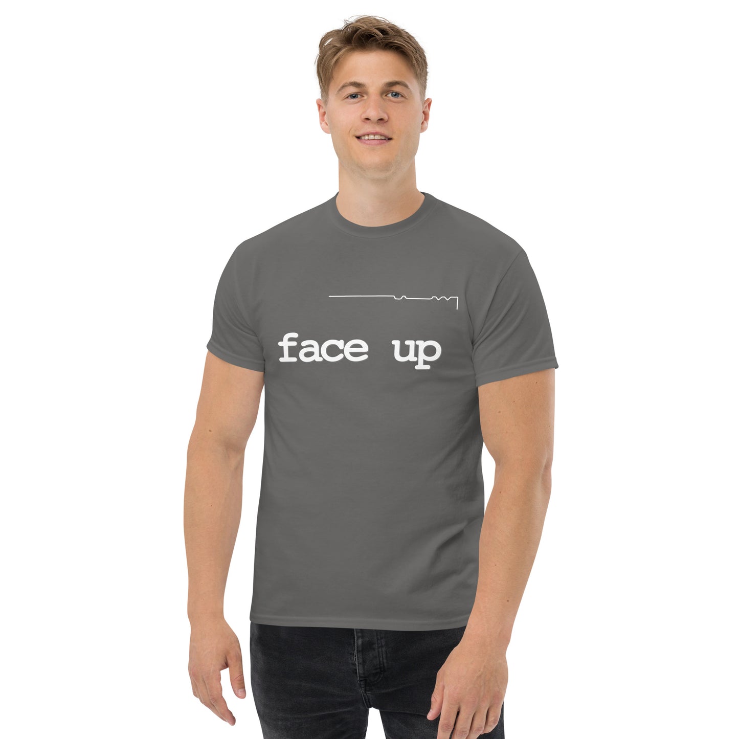 Large Format FaceUp FaceDown - classic tee