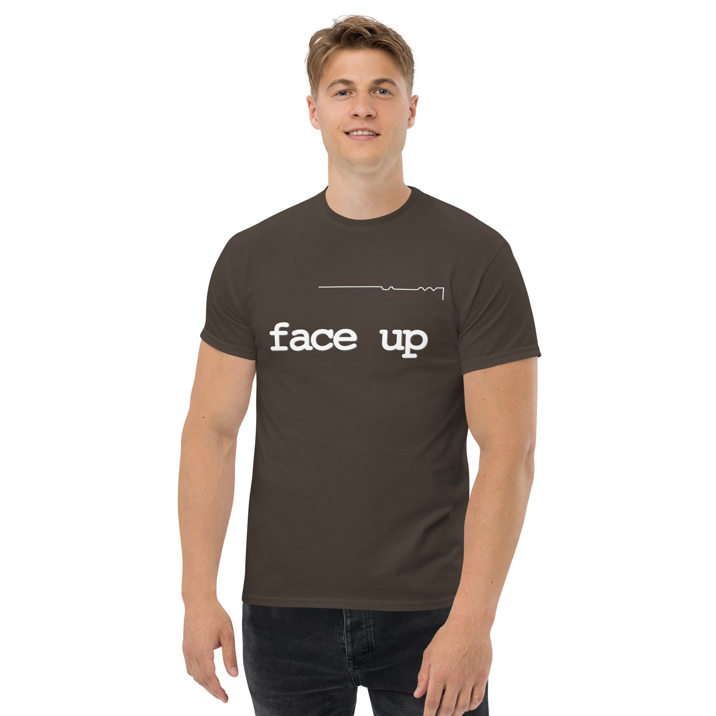 Large Format FaceUp FaceDown - classic tee