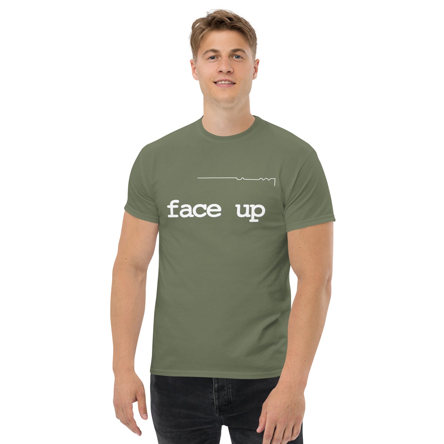 Large Format FaceUp FaceDown - classic tee