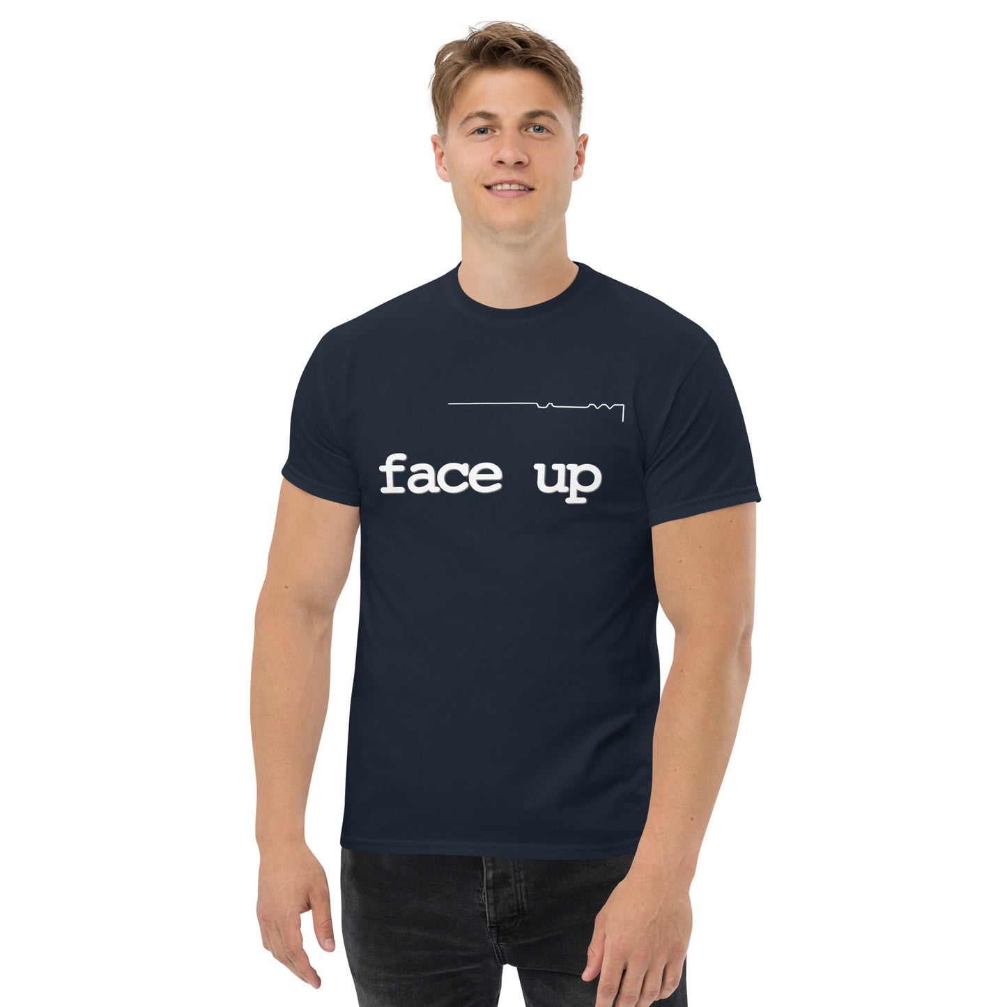 Large Format FaceUp FaceDown - classic tee