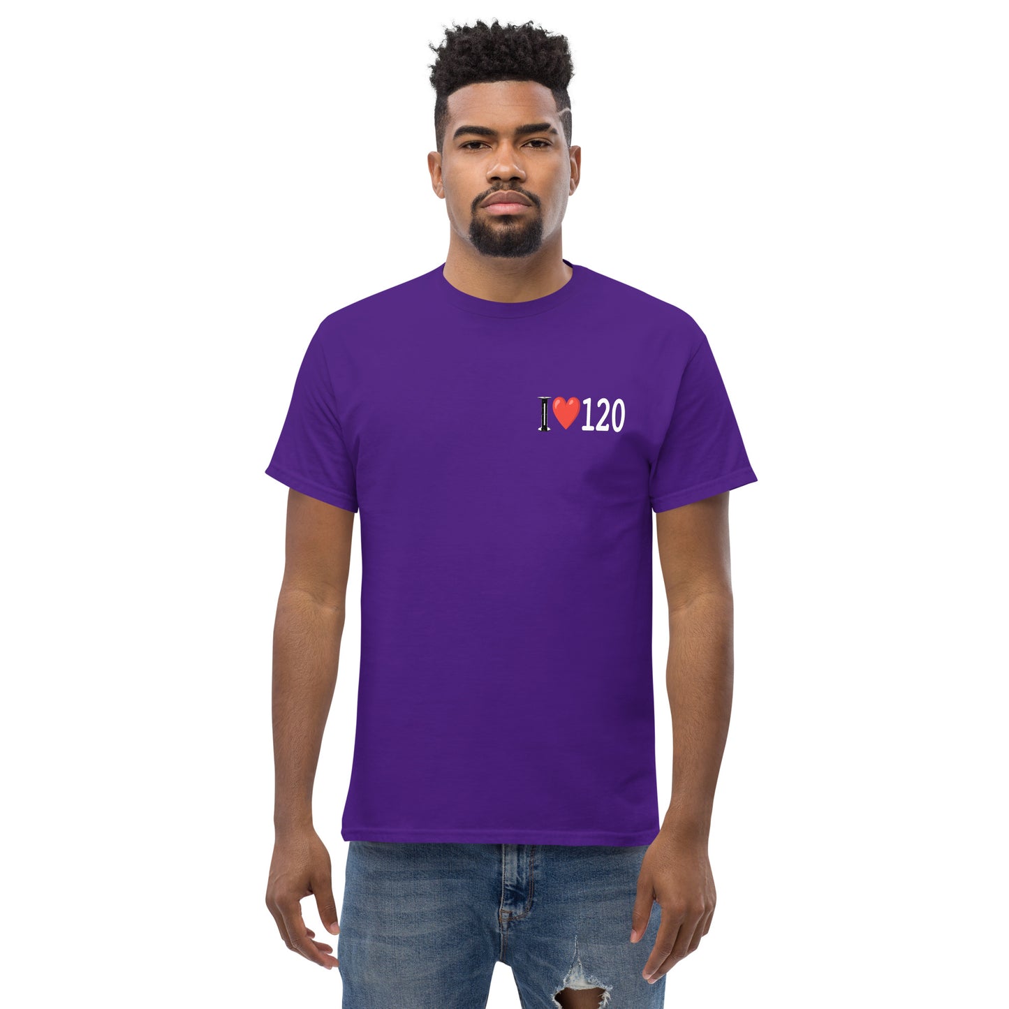 I heart 120 t-shirt (no rock star back)