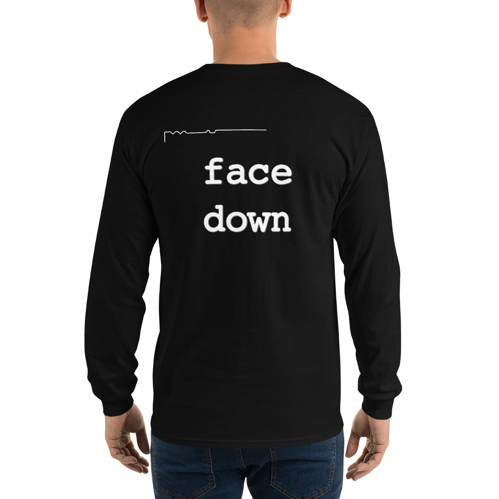 Large Format FaceUp FaceDown - long sleeved tee