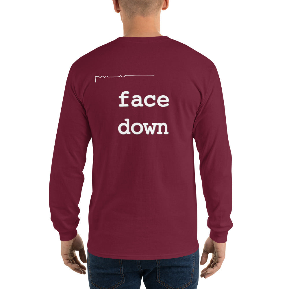 Large Format FaceUp FaceDown - long sleeved tee