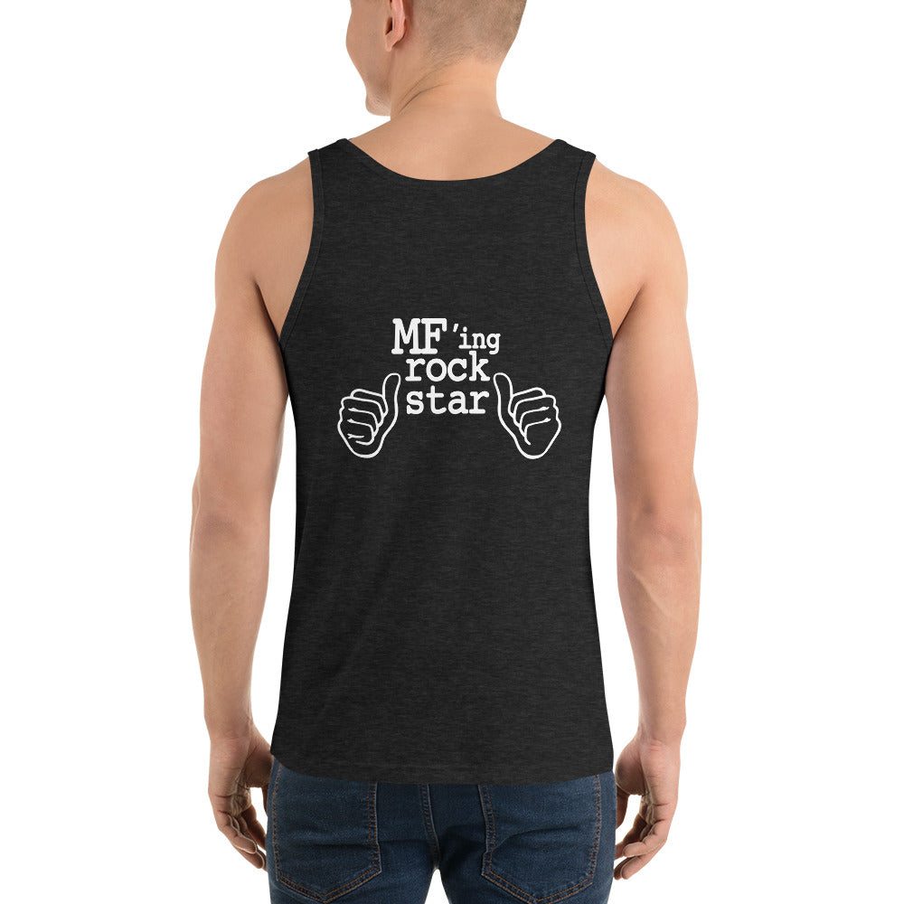 Men's I heart 120 Tank Top - with MF'ing Rock Star back