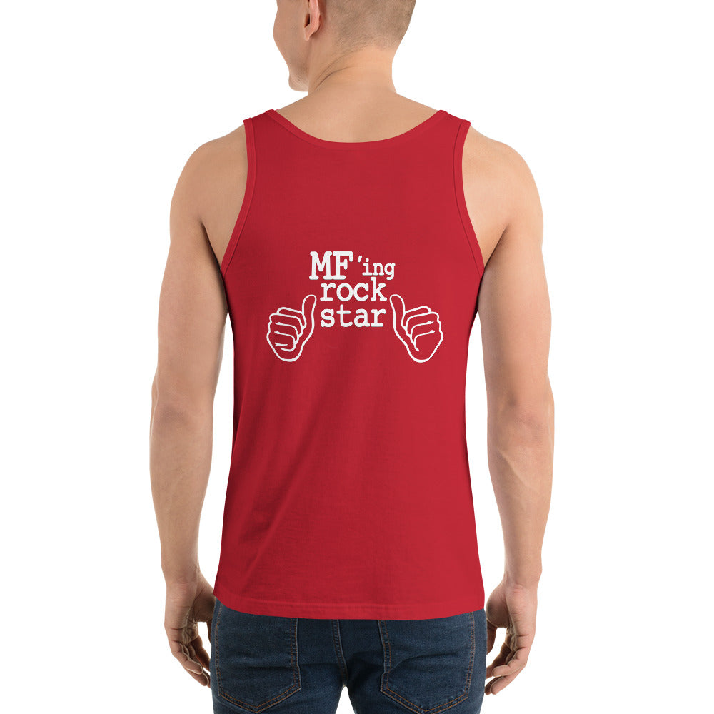 Men's I heart 120 Tank Top - with MF'ing Rock Star back