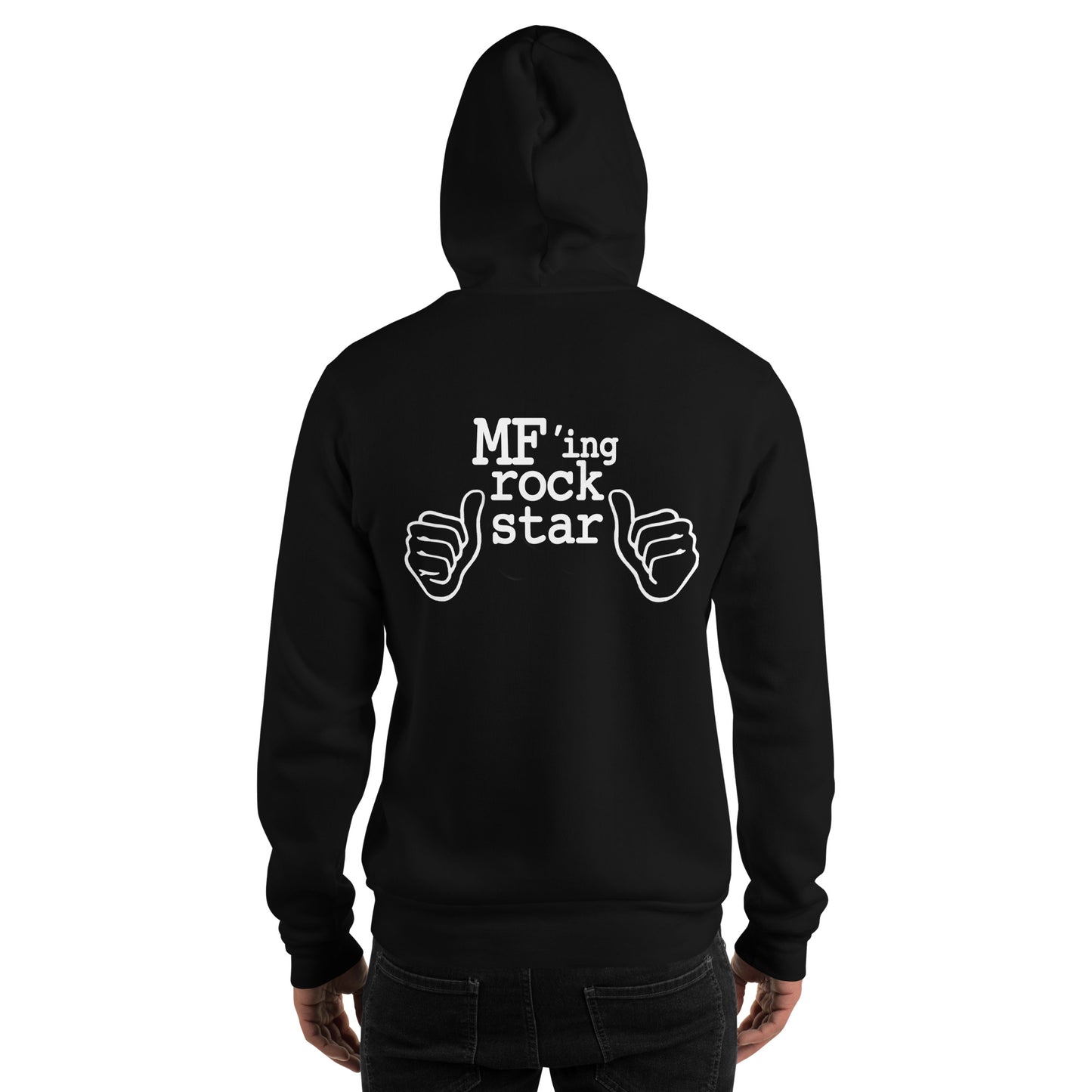 I heart 120 Rock Star Hoodie - Maroon