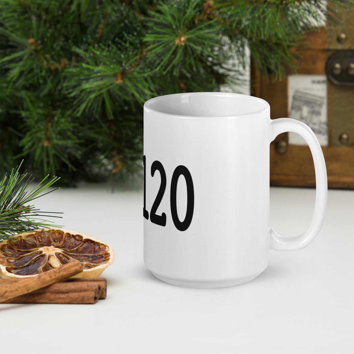 I heart 120 mug