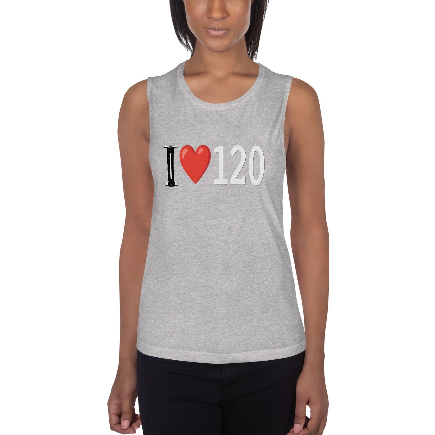 Women's I heart 120 Tank Top