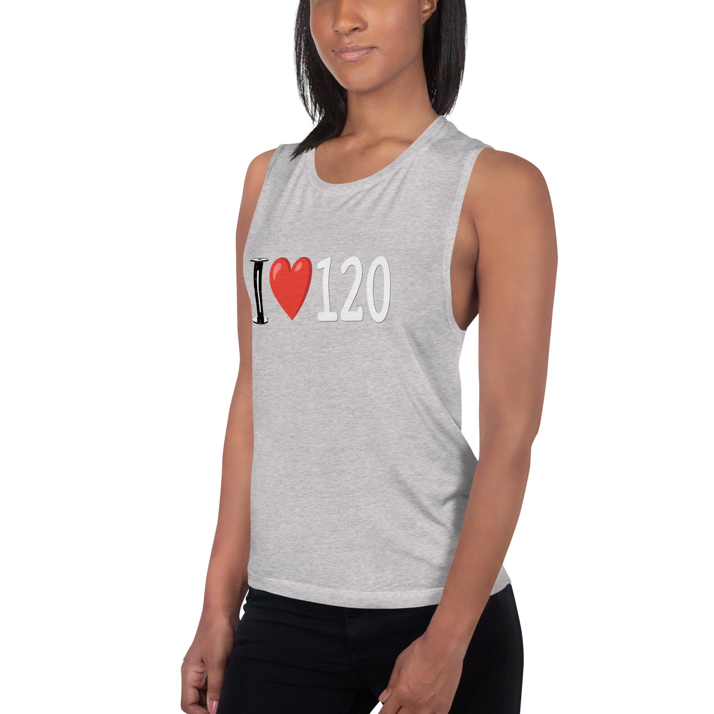 Women's I heart 120 Tank Top