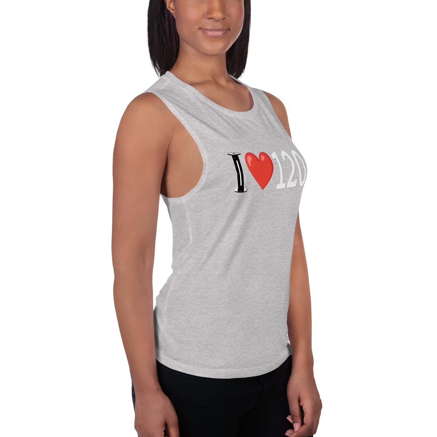 Women's I heart 120 Tank Top