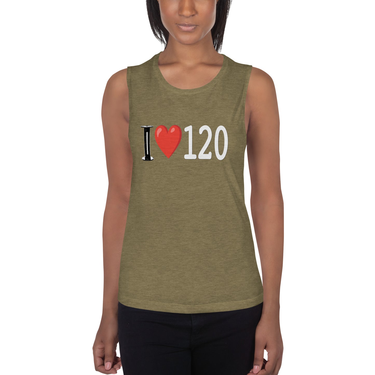 Women's I heart 120 Tank Top