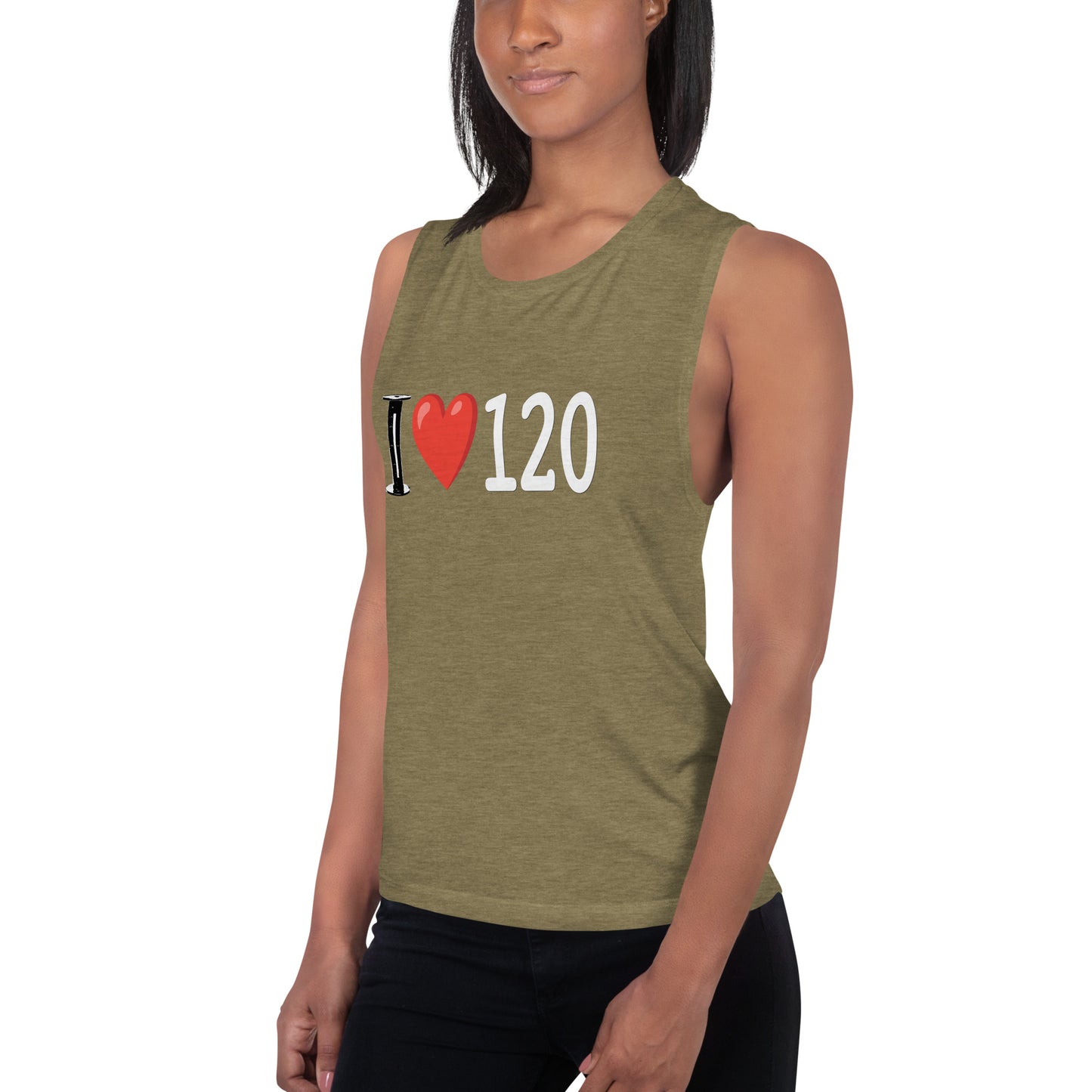 Women's I heart 120 Tank Top