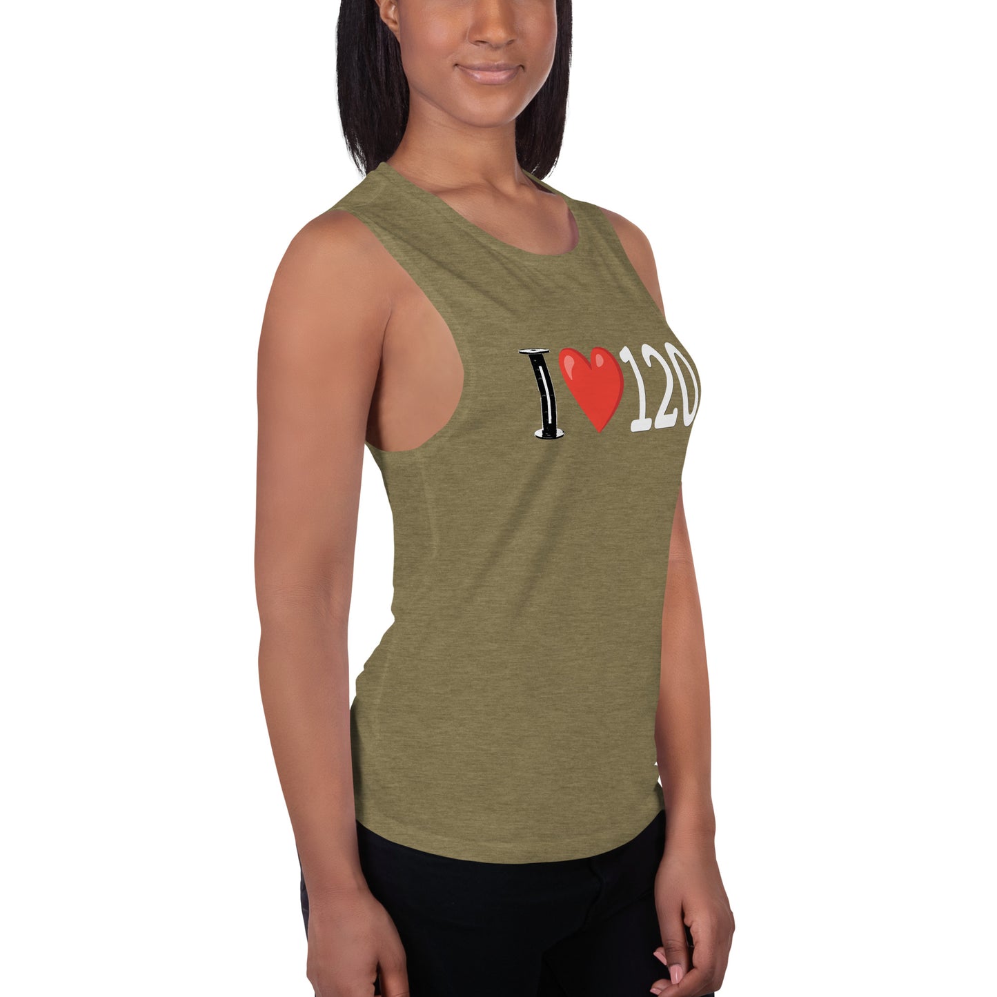 Women's I heart 120 Tank Top